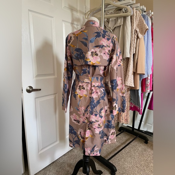 Floral jacket trench coat - Picture 3 of 4